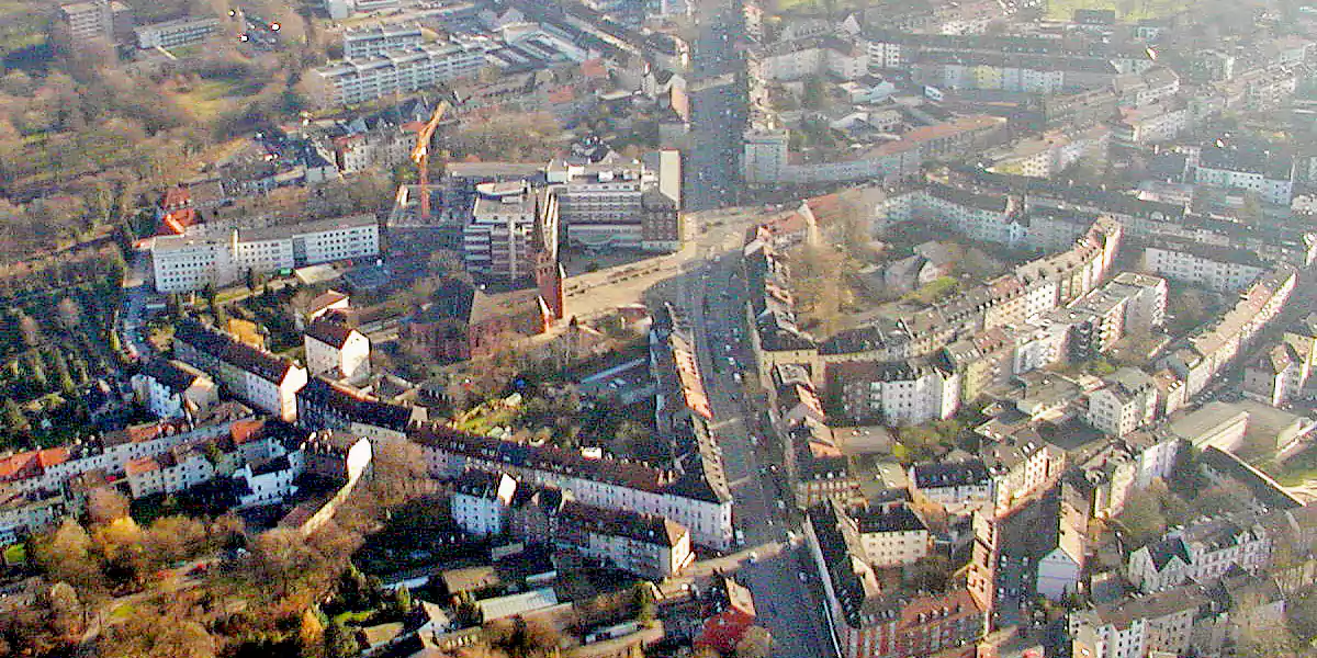 Marienviertel Witten aus der Luft gesehen (Foto: MS)